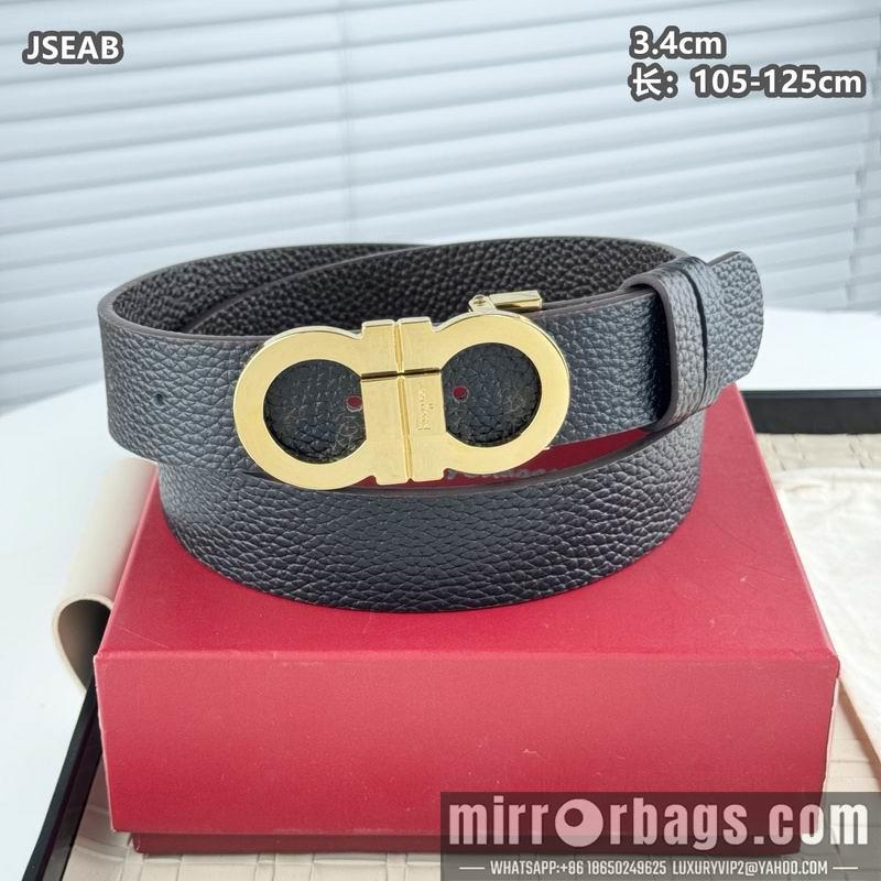 Ferragamo belt 34mmX105-125cm 8L10