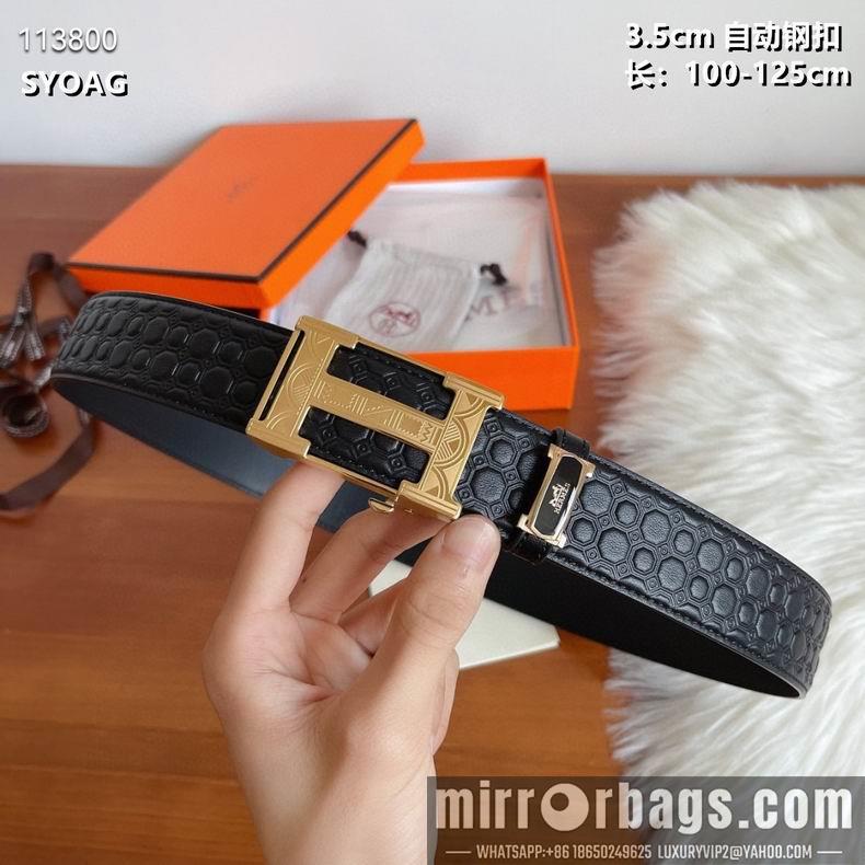 Hermes belt 自动钢扣35mmX100-125cm 8L082501