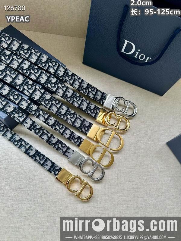 Dior belt 20mmX95-125cm 8L22