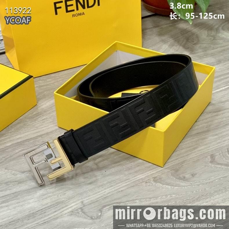 Fendi Belt 38mmX95-125cm 8L06