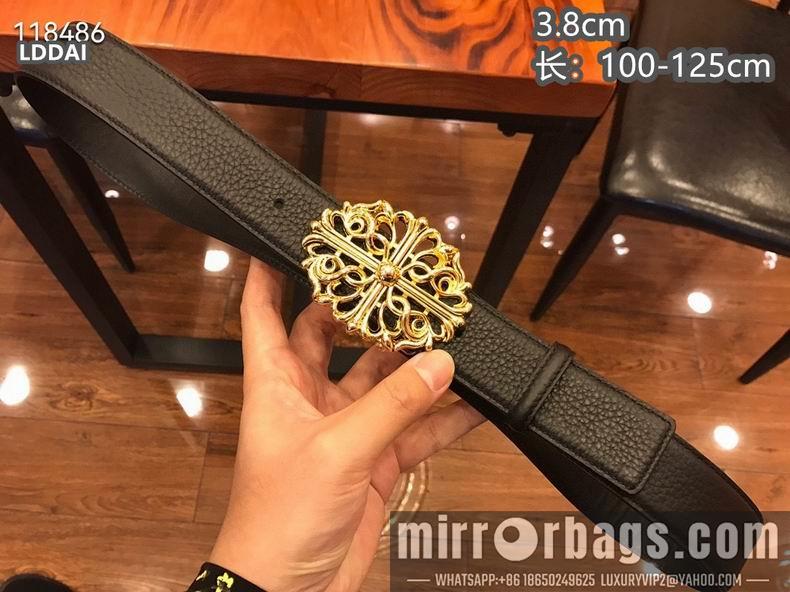 Chrome Hearts belt 38mmX100-125cm 8L01