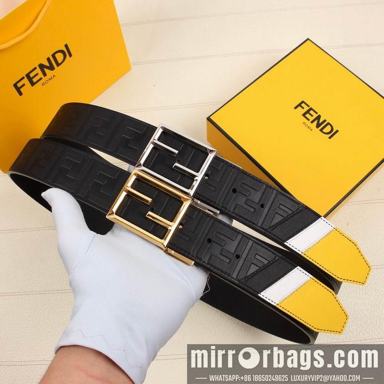 Fendi Belt 38mmX95-125cm 7D61