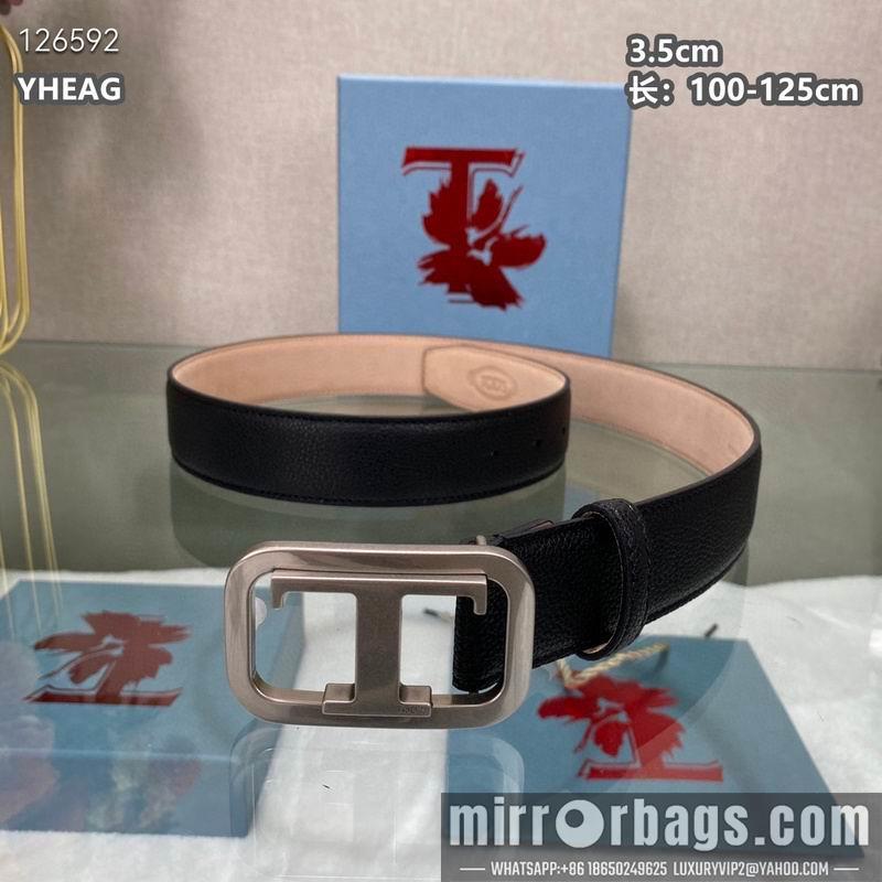 Tod's belt 35mmX100-125cm 8L03