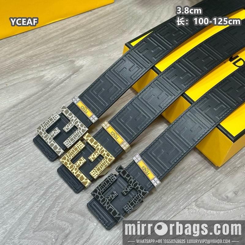 Fendi belt 38mmX100-125cm 8L29