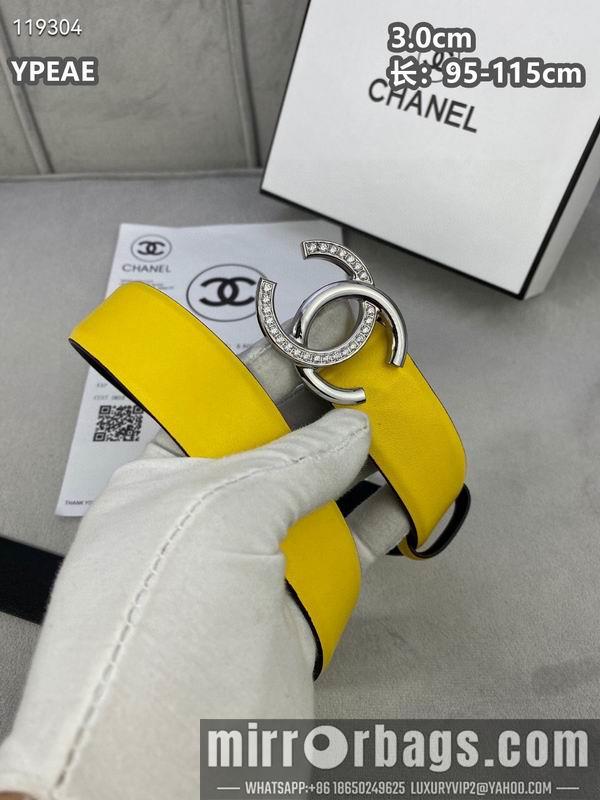 Chanel belt 30mmX95-115cm 8L040803