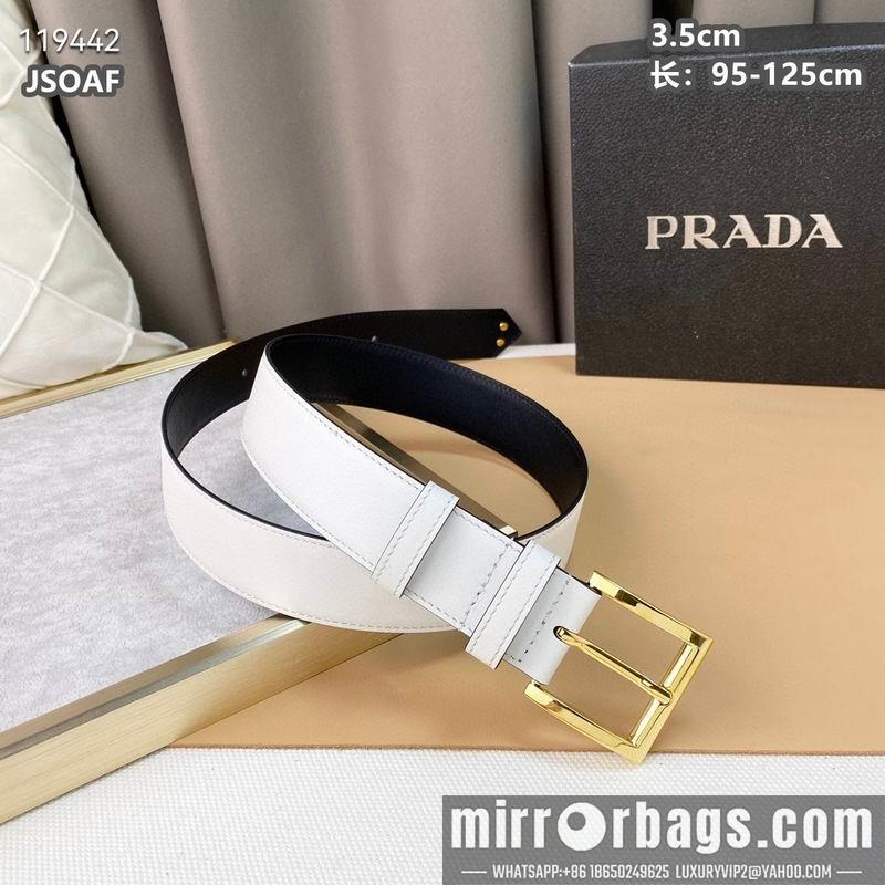 Prada belt 35mmX95-125CM 8L18