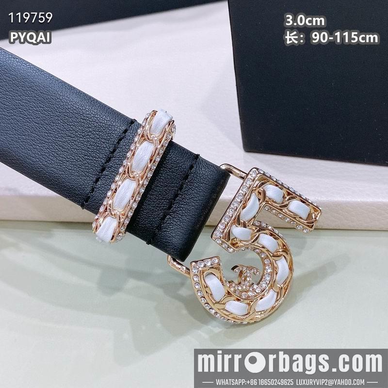 Chanel belt 30mmX90-115cm 8L040804