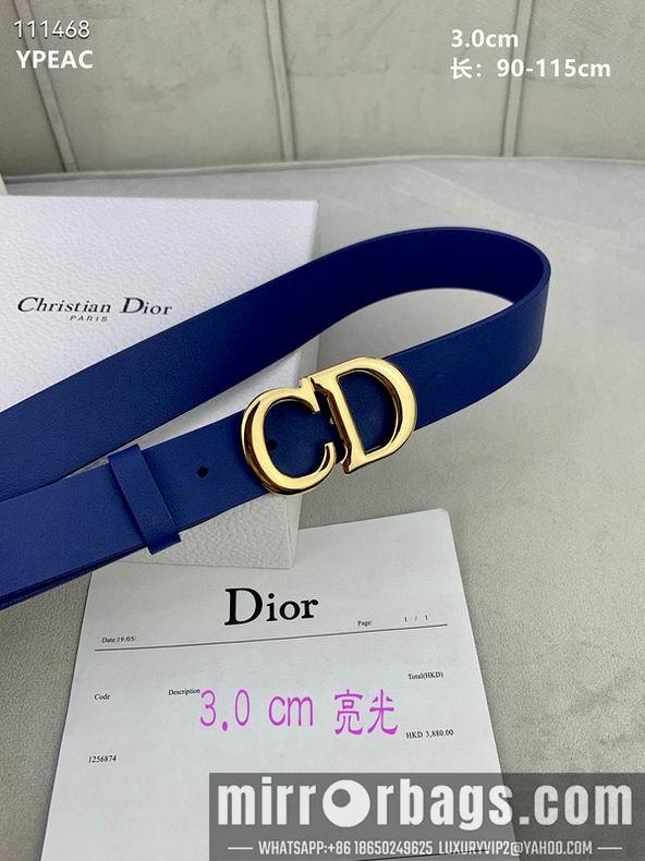 Dior Belt 30mmX90-115cm 8L07