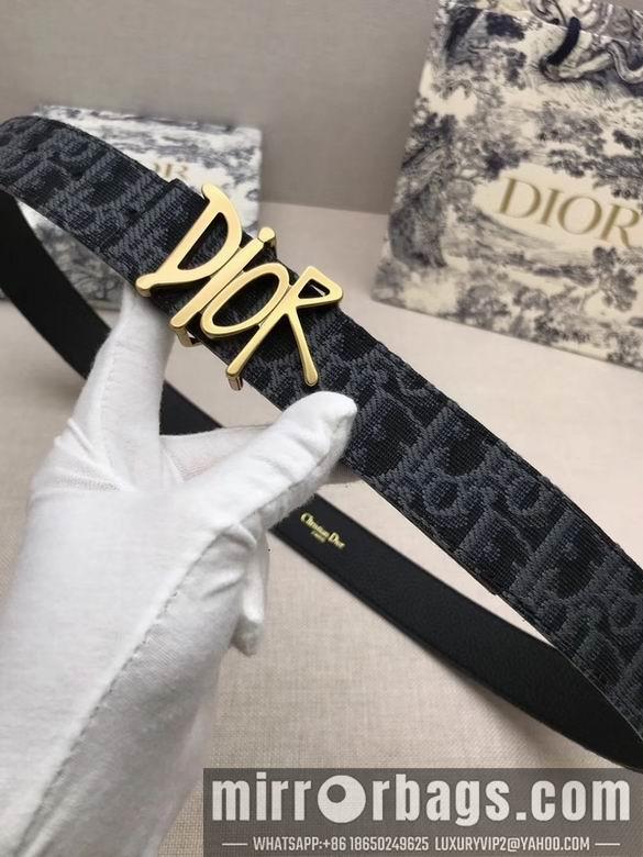 Dior Belt 34mmX95-125cm 7D25