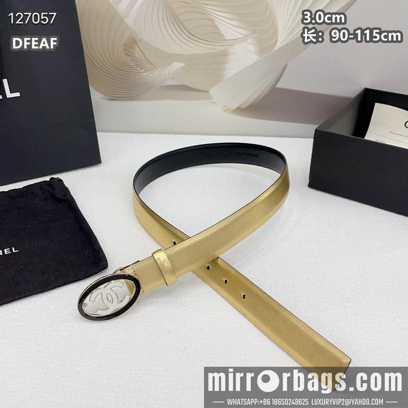 Chanel belt 30mmX90-115cm 8L34