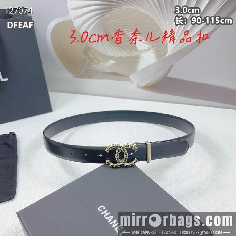 Chanel belt 30mmX90-115cm 8L37