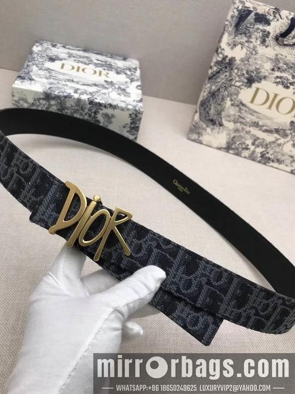 Dior Belt 34mmX95-125cm 7D25