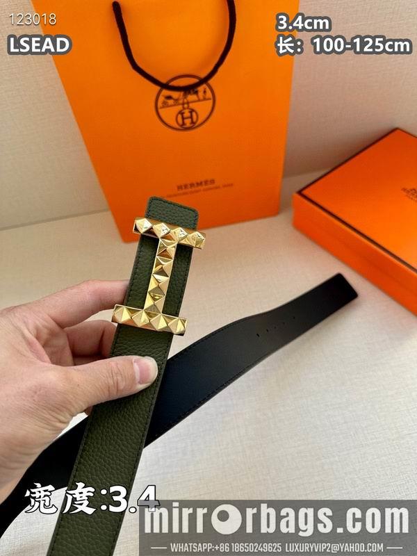 Hermes belt 34mmX100-125cm 8L06