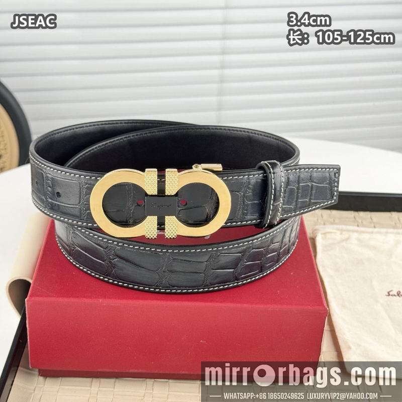Ferragamo belt 34mmX105-125cm 8L13