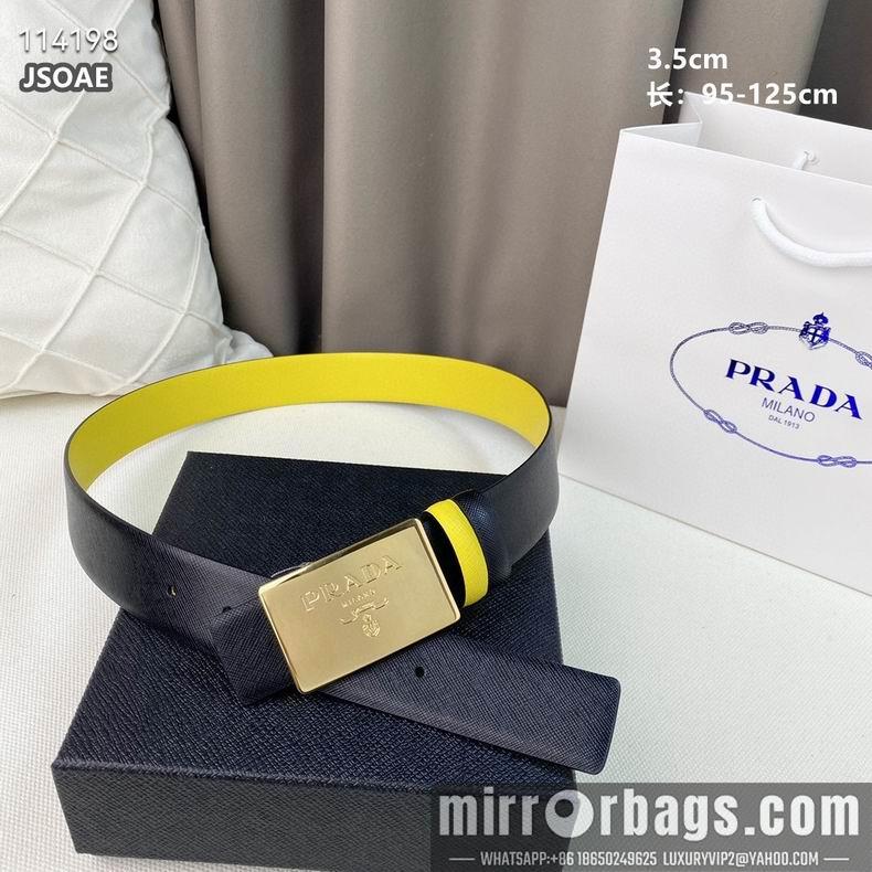 Prada belt 35mmX95-125CM 8L22