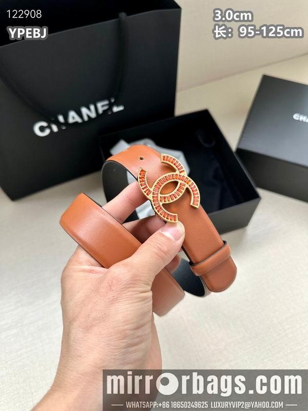 Chanel belt 30mmX95-125cm 8L26