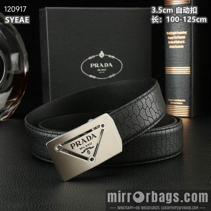Prada belt 自动带 35mmX100-125cm 8L072003