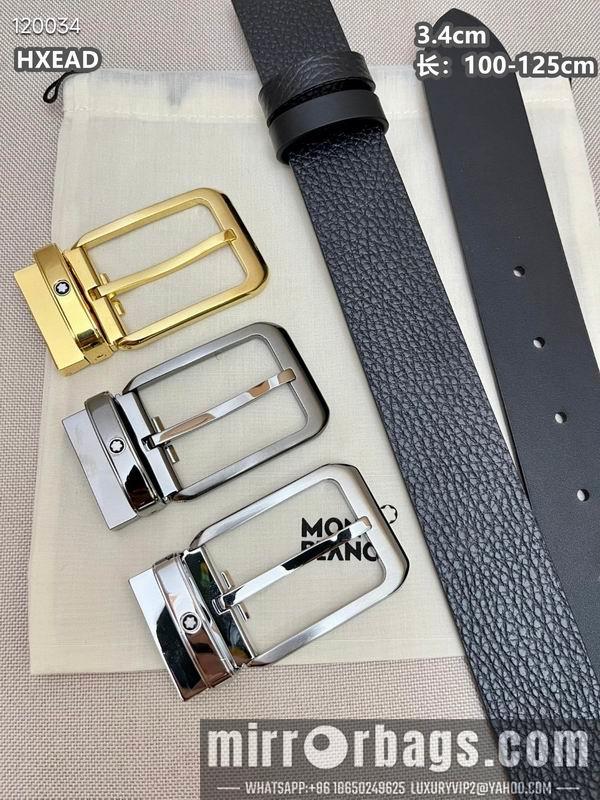 Montblanc belt 34mmX100-125cm 8L03
