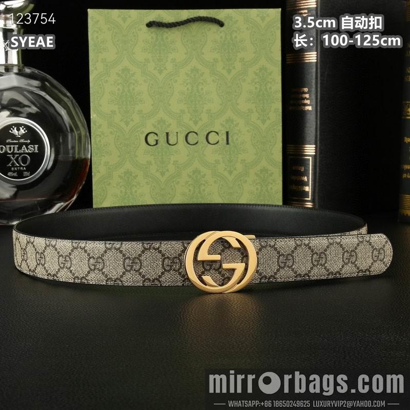 Gucci belt 35mmX100-125cm 8L56