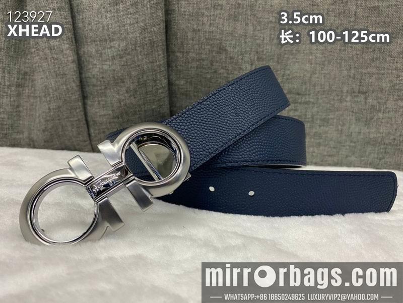 Ferragamo belt 35mmX100-125cm 8L36