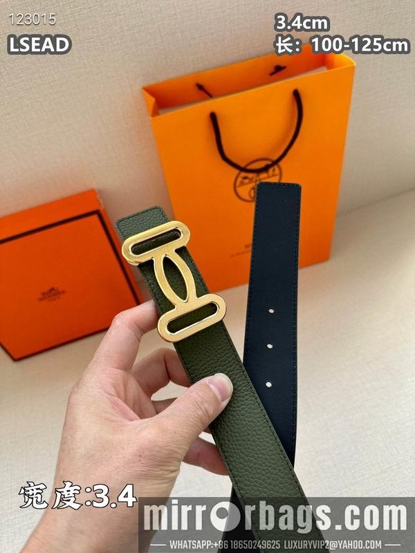 Hermes belt 34mmX100-125cm 8L07