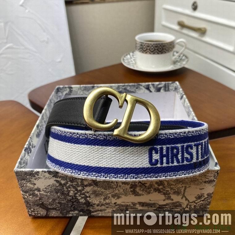 Dior belt 35mmX95-125cm 7D02