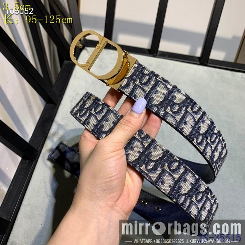 Dior Belt 35mm 95-125cm 8L