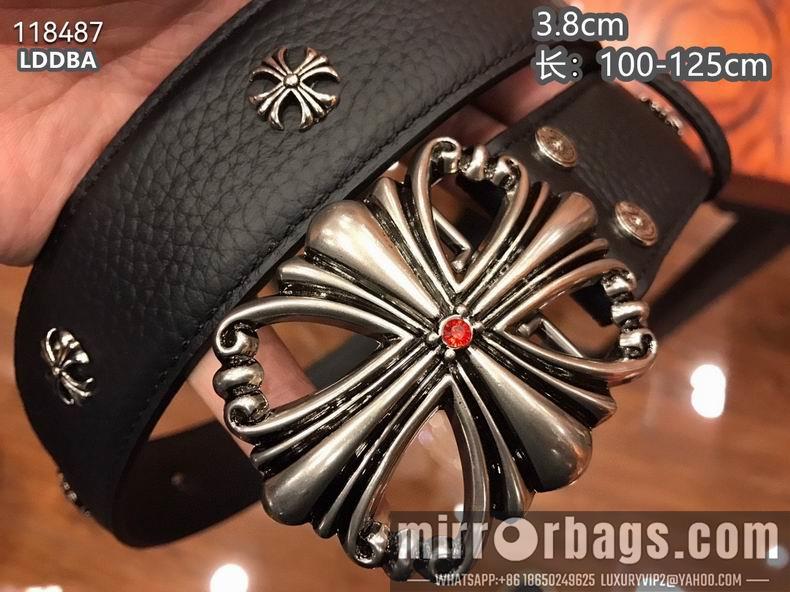 Chrome Hearts belt 38mmX100-125cm 8L03