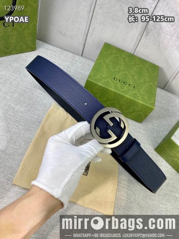 Gucci belt 38mmX95-125cm 8L10