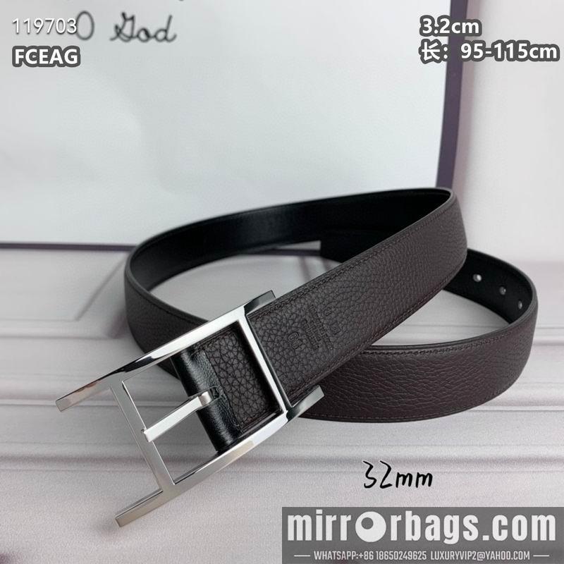 Hermes belt 32mmX95-115cm 8L040802