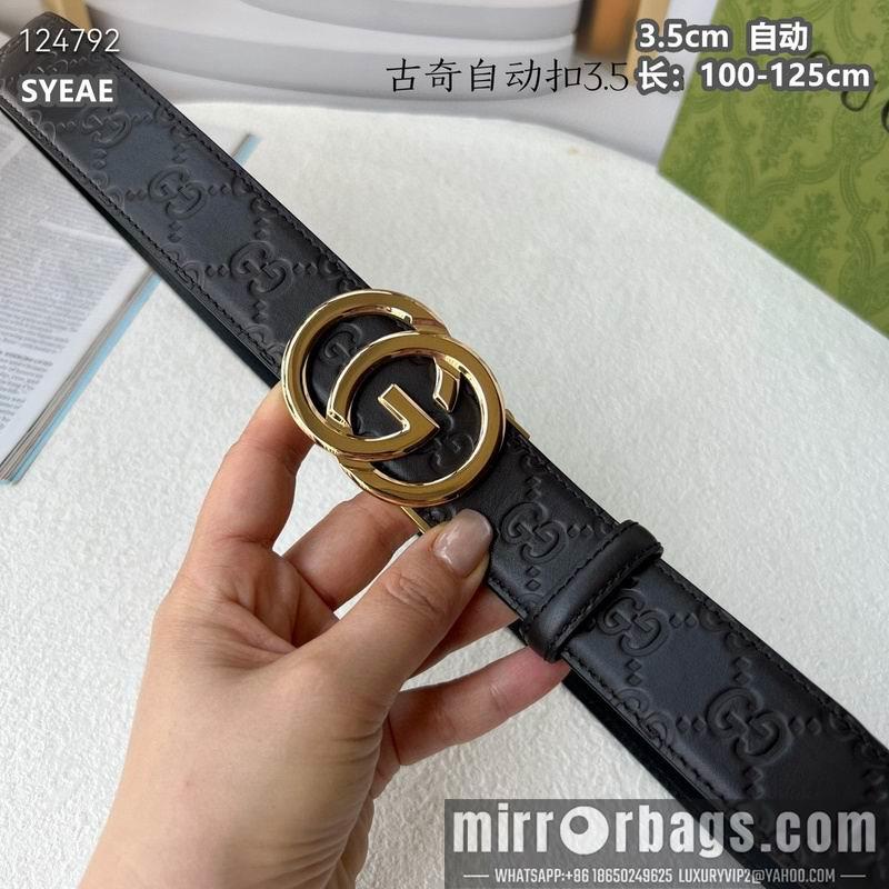 Gucci belt 35mmX100-125cm 8L17
