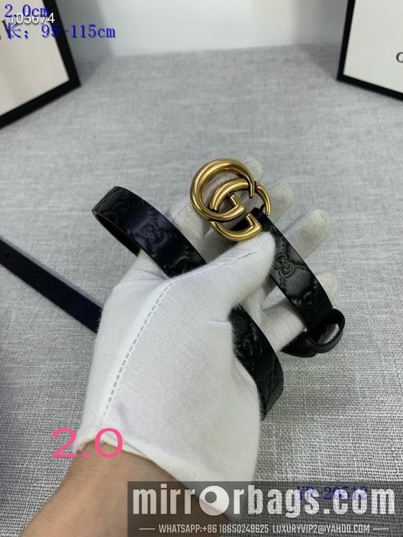 Gucci belt 20mm 95-115cm 8L02