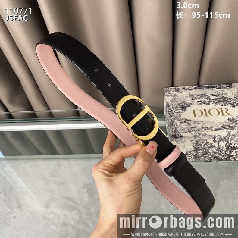 Dior Belt 30mmX95-115cm 8L08