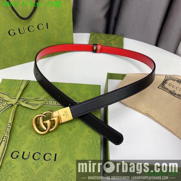 Gucci Belt 20mmX90-115cm 7D04