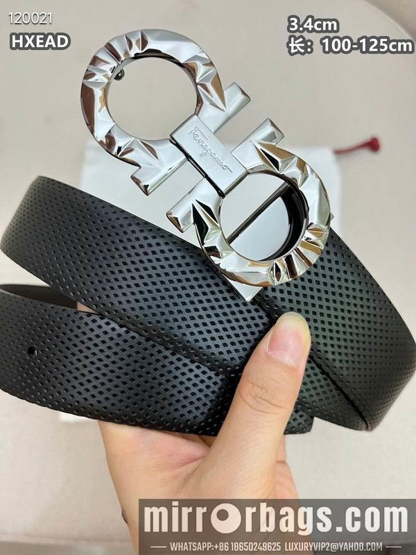Ferragamo belt 34mmX100-125cm 8L01