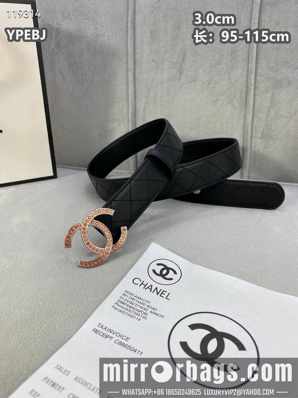 Chanel belt 30mmX95-115cm 8L040805