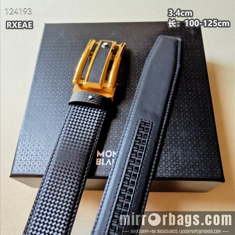 Montlanc belt 34mmX100-125cm 8L16