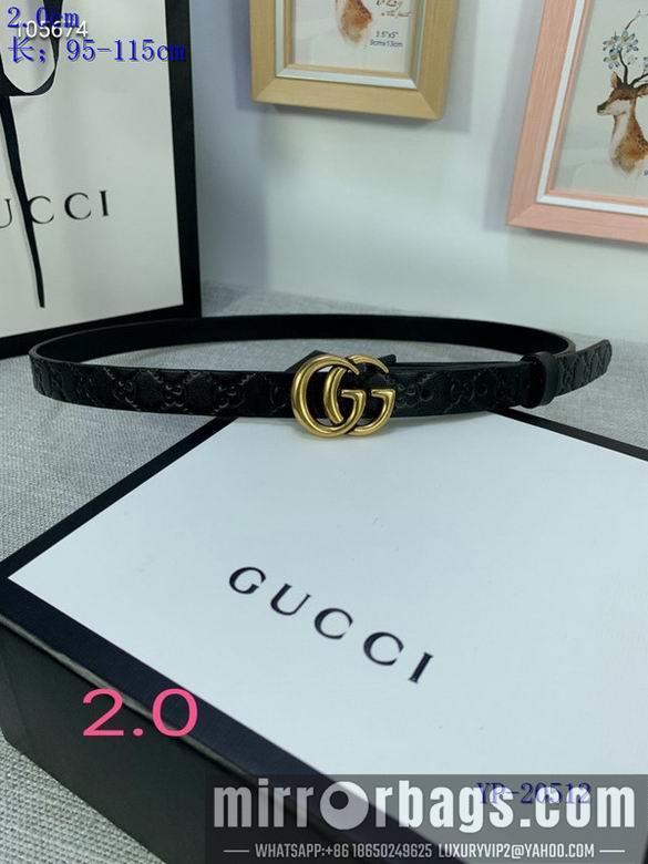 Gucci belt 20mm 95-115cm 8L02