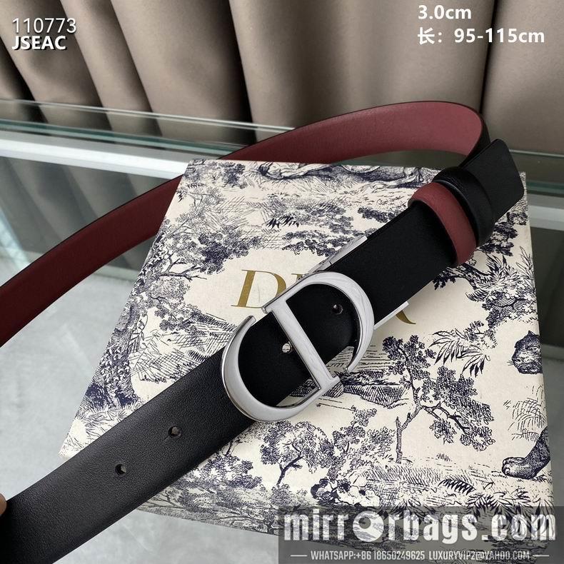 Dior Belt 30mmX95-115cm 8L08