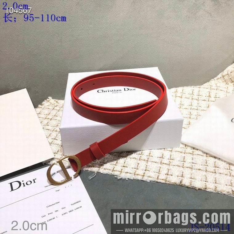 Dior Belt 20mmX95-110cm 8L11