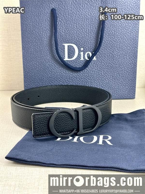 Dior belt 34mmX100-125cm 8L07