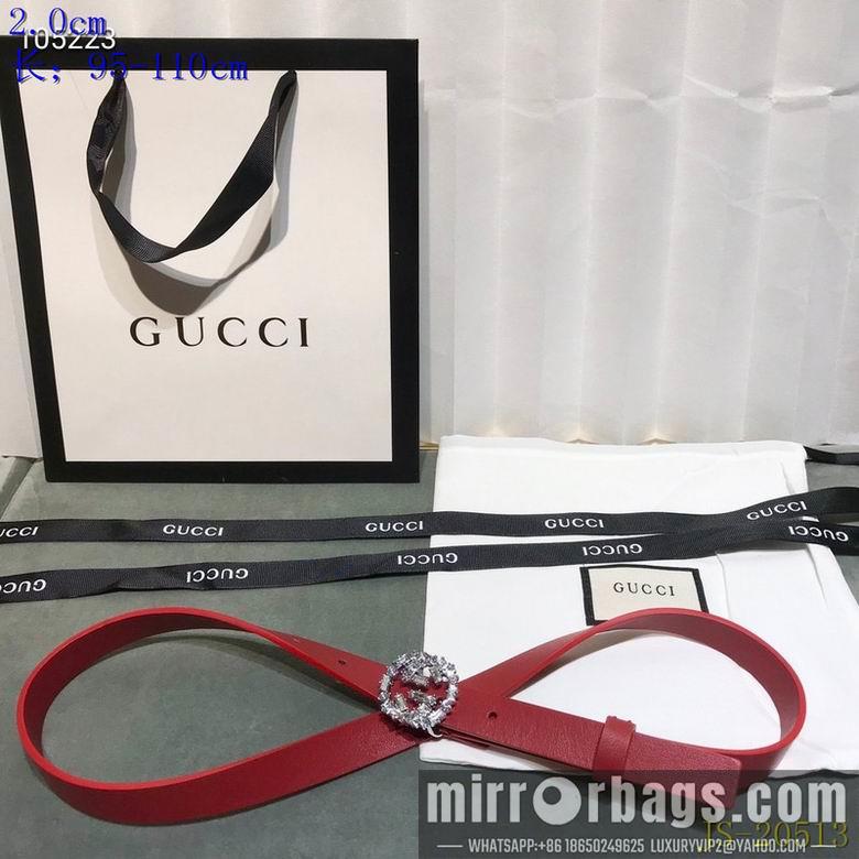 Gucci belt 20mm 95-110cm 8L03