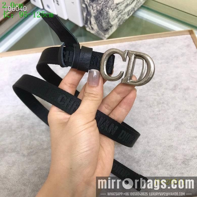 Dior Belt 20mmX95-110cm 7d09