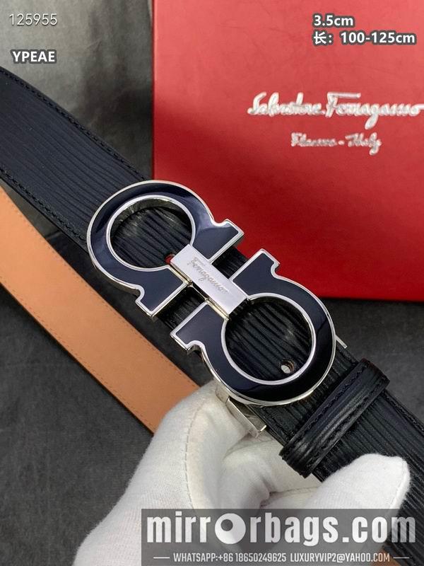 Ferragamo belt 35mmX100-125cm 8L18