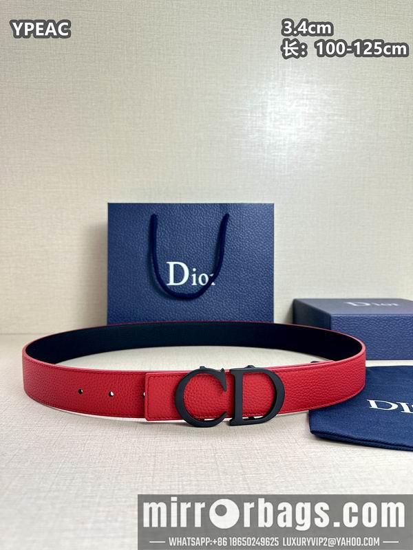 Dior belt 34mmX100-125cm 8L07