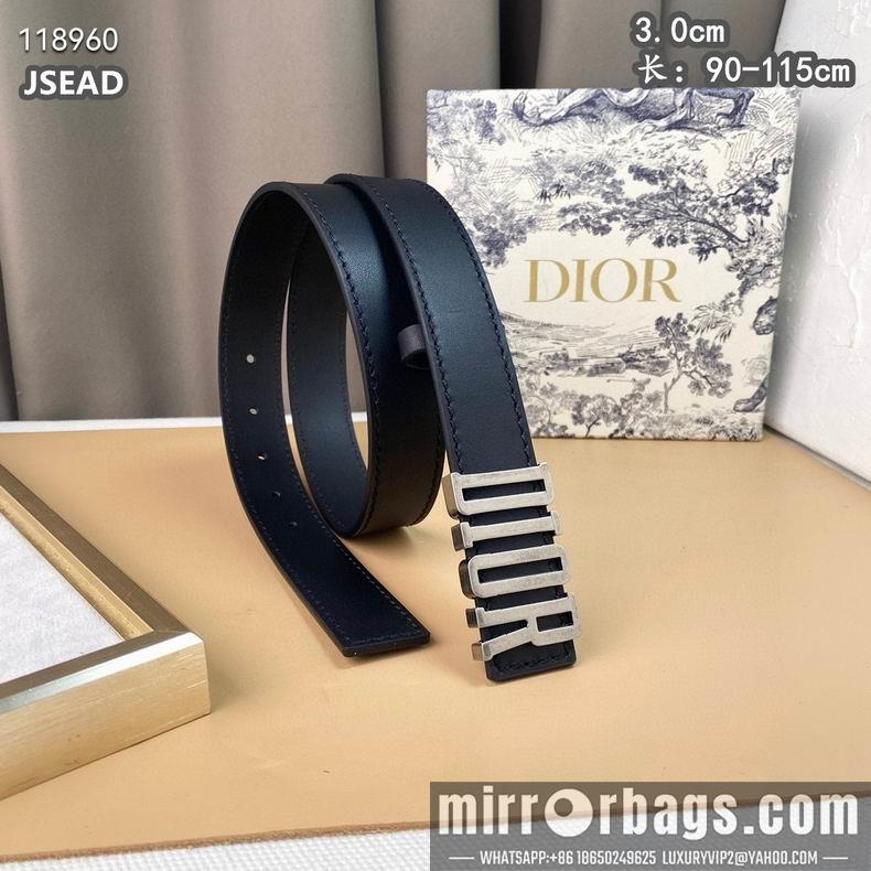 Dior belt 30mmX90-115cm 8L12