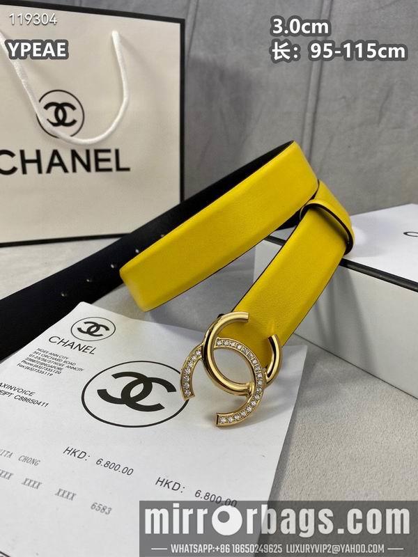 Chanel belt 30mmX95-115cm 8L040803