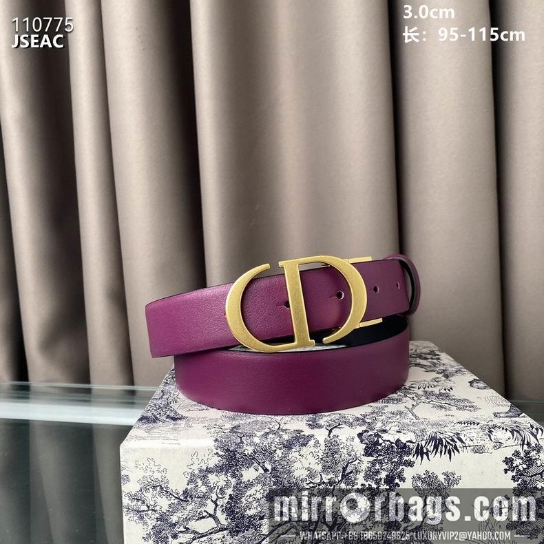 Dior Belt 30mmX95-115cm 8L08