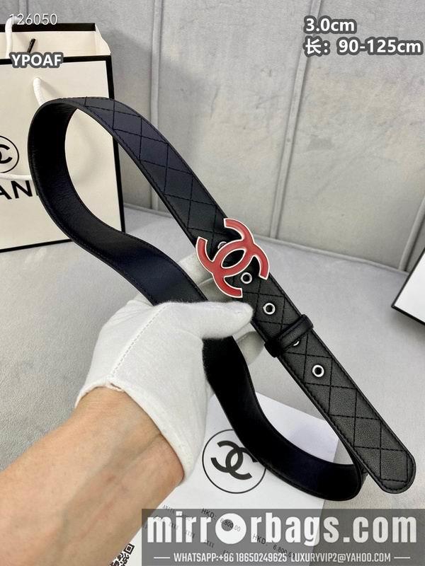 Chanel belt 30mmX90-125cm 8L12