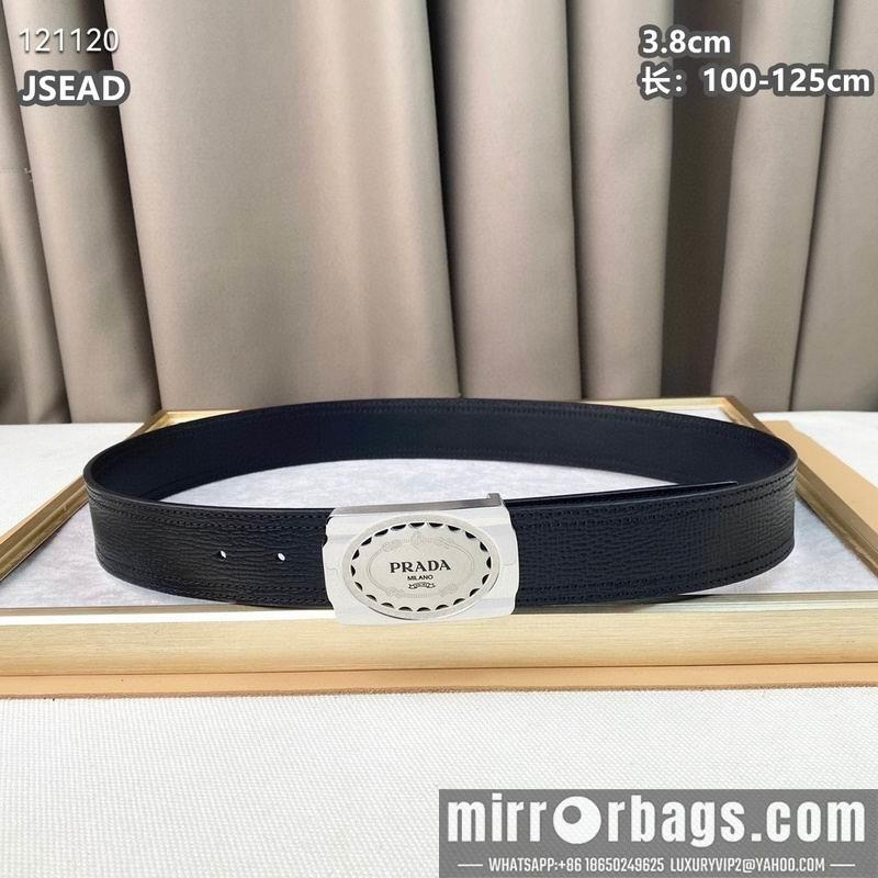 Prada belt 38mmX100-125cm 8L08